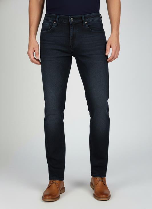 Rare Rabbit Men’s Luxury Jeans (Navy Blue)