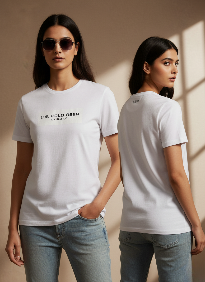 U.S. Polo Assn. Men's T-Shirt (WHITE)