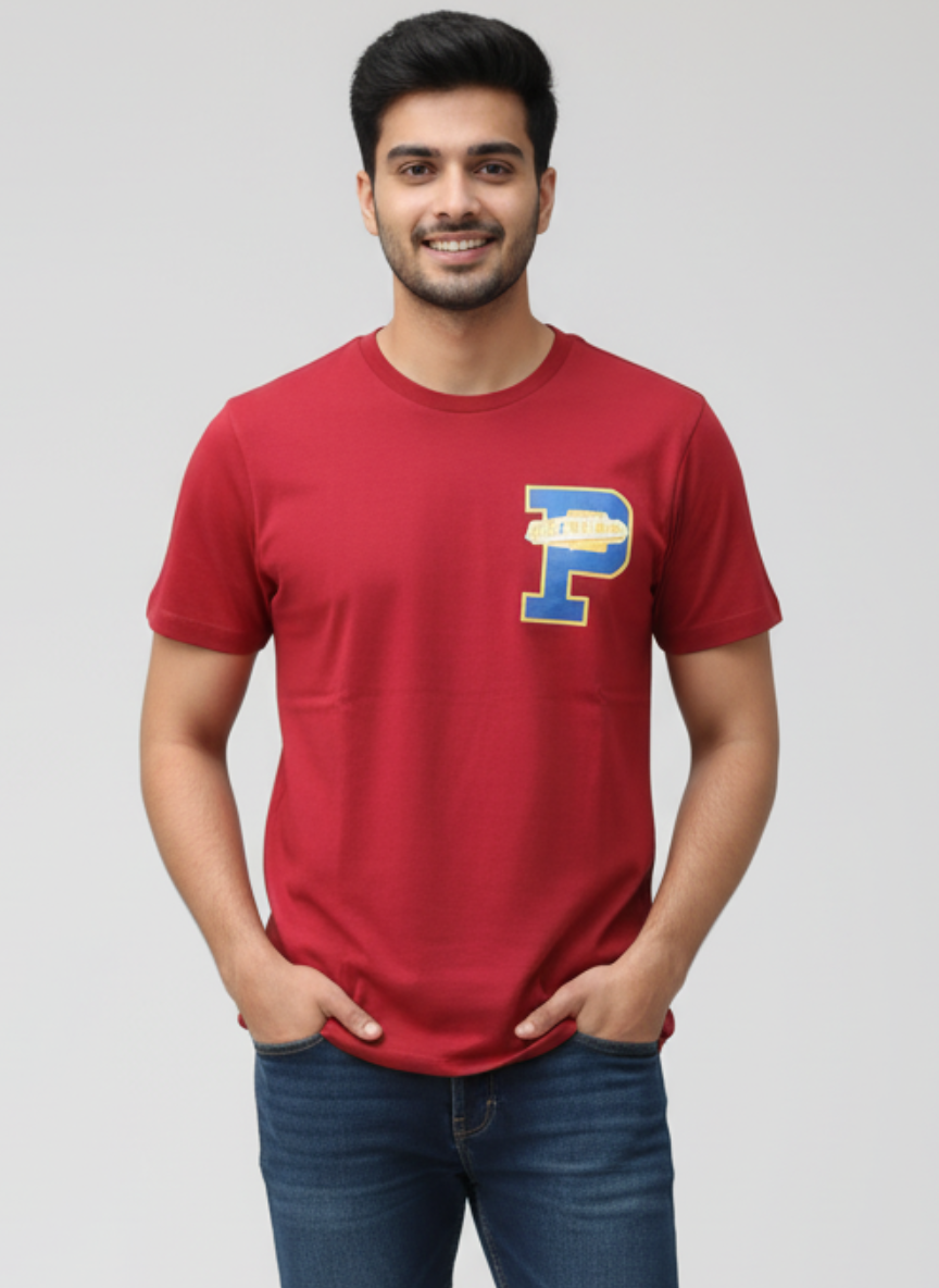 U.S. Polo Assn. Men’s Graphic T-Shirt (Maroon)