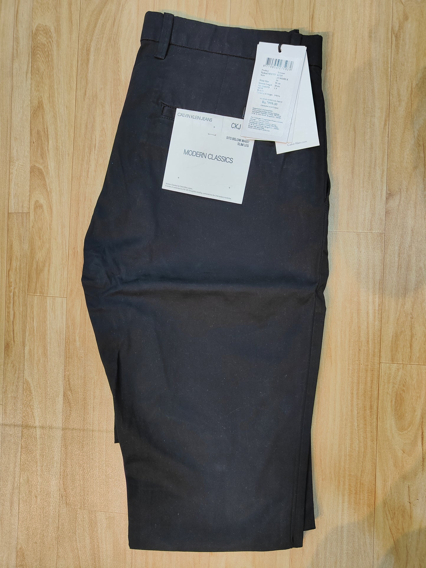 Calvin Klein Men's Modern Classics Slim Fit Trousers