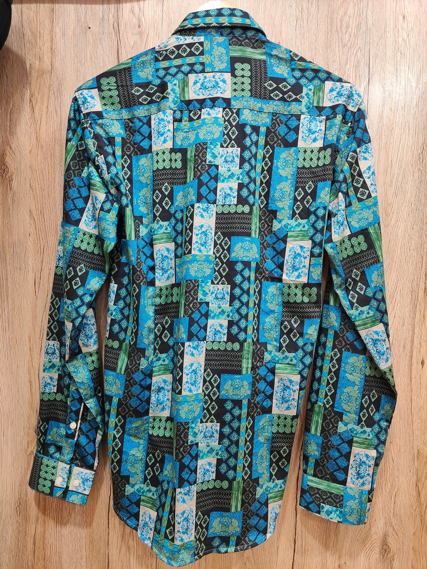 Rare Rabbit Men’s Multicolor Geometric Printed Shirt