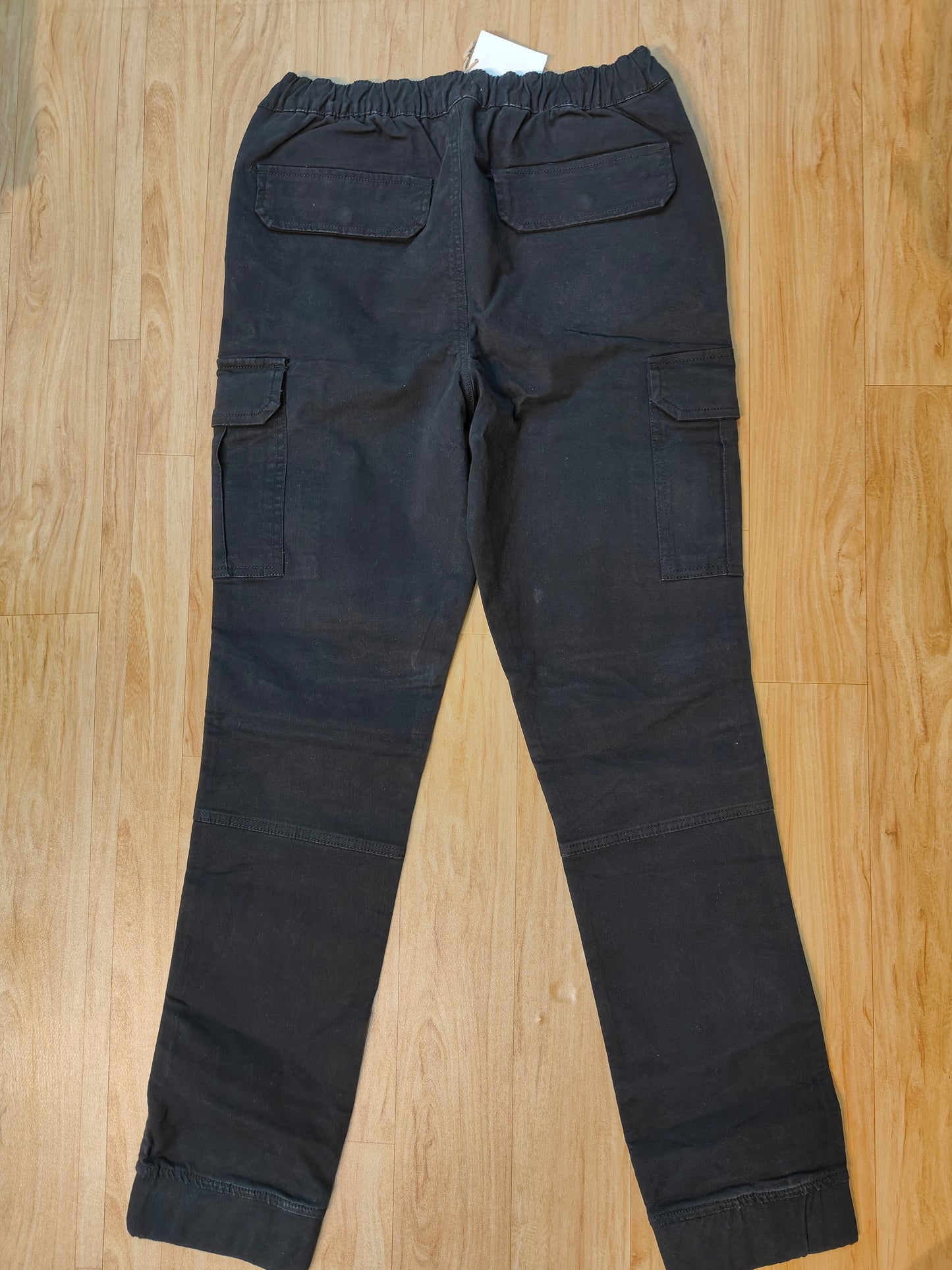 Mountain Warehouse Men's Country to Coast Organic Cotton Cargo Pants (Black)