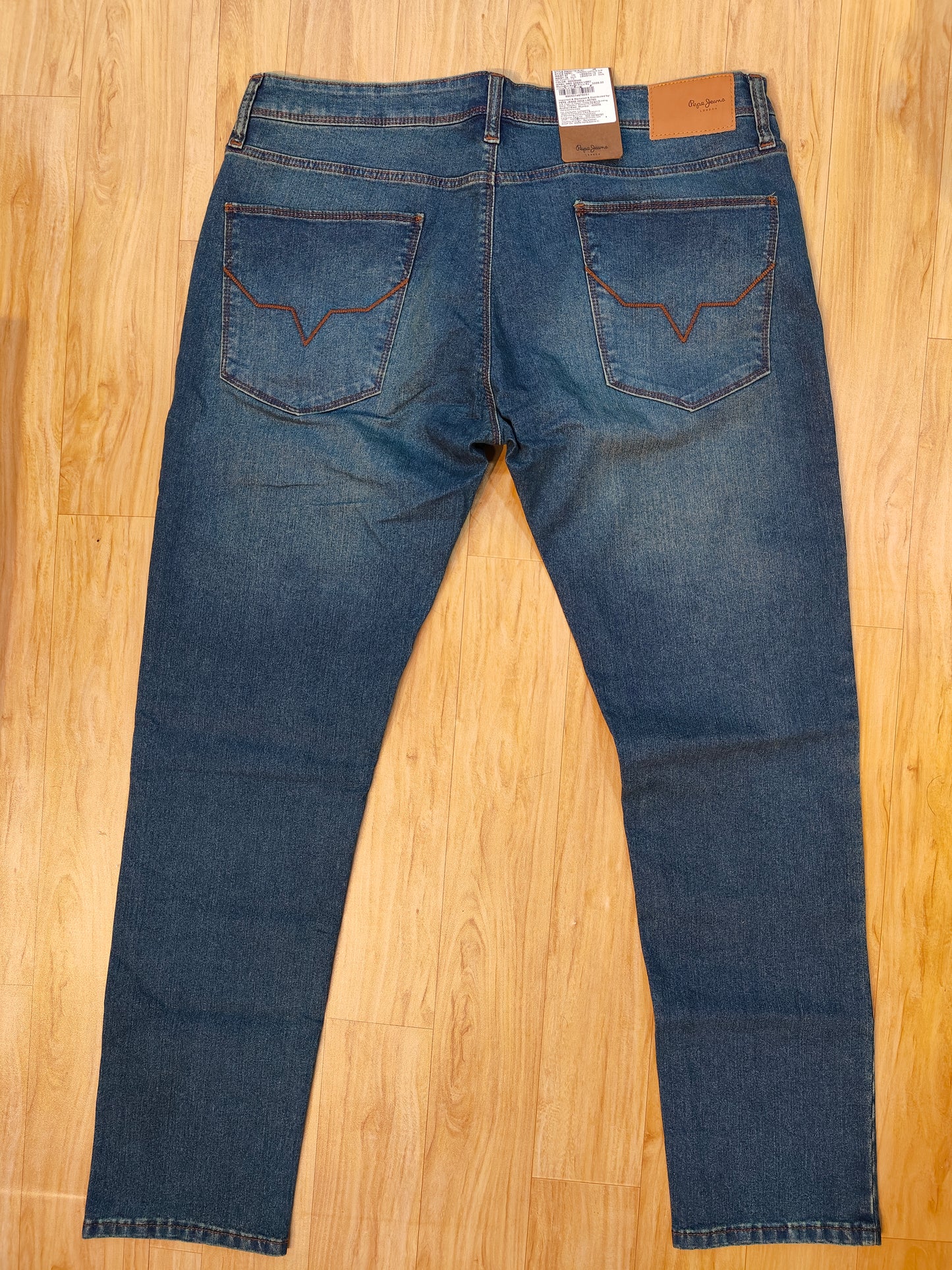 Pepe Jeans London Men's Classic Blue Straight Fit Denim