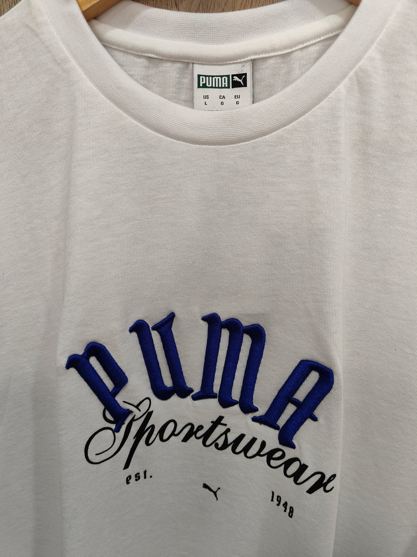 Puma Graphic Men's Sports Wear T-Shirt (WHITE)