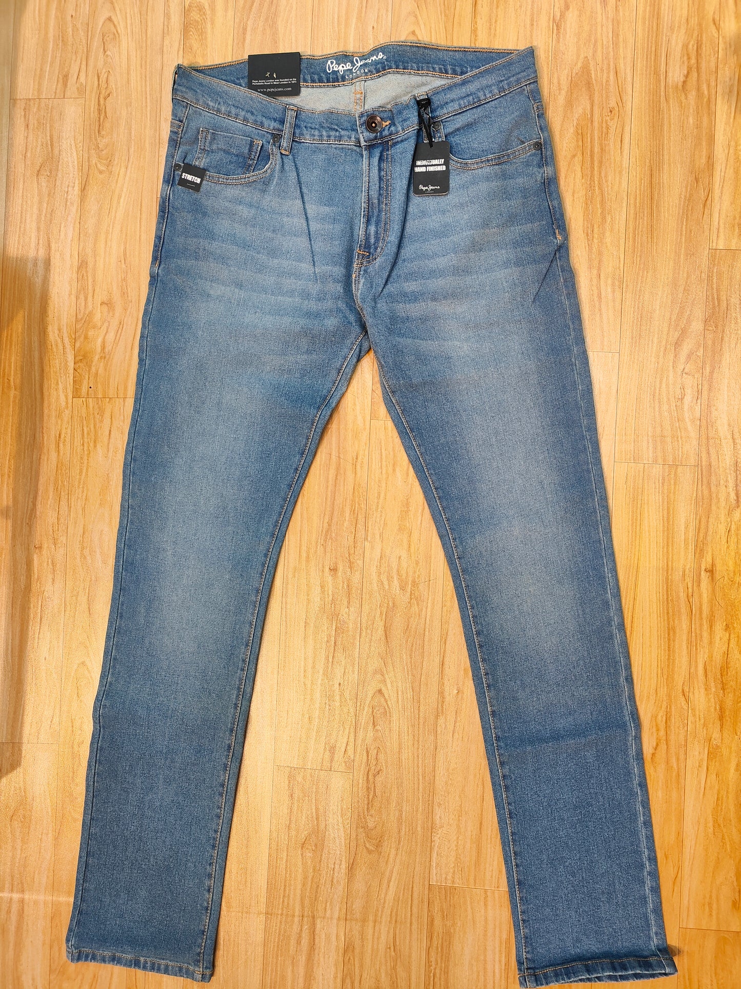 Pepe Jeans London Men's Light Blue Slim Fit Denim