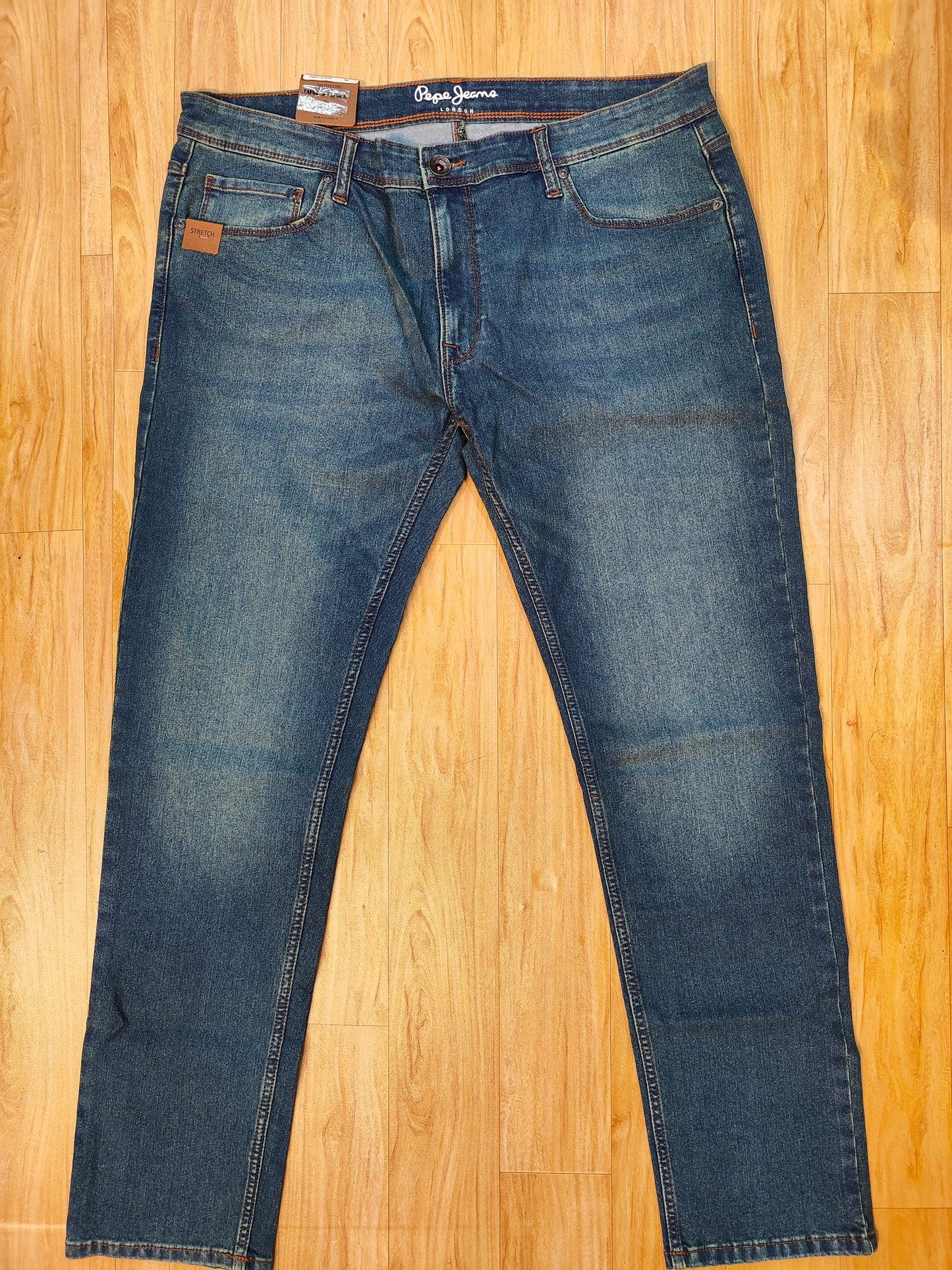 Pepe Jeans London Men's Classic Blue Straight Fit Denim