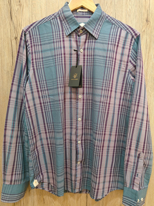 Rare Rabbit Men's Purple Checked Shirt