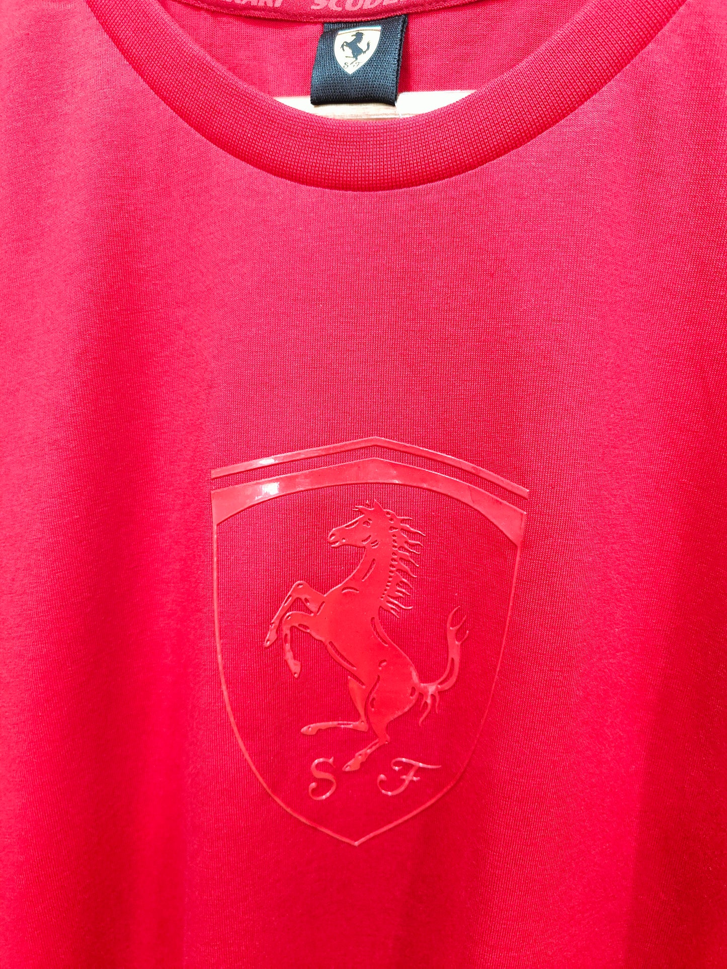 Puma Ferrari  Rosso corsa Men's T-shirt (Red)