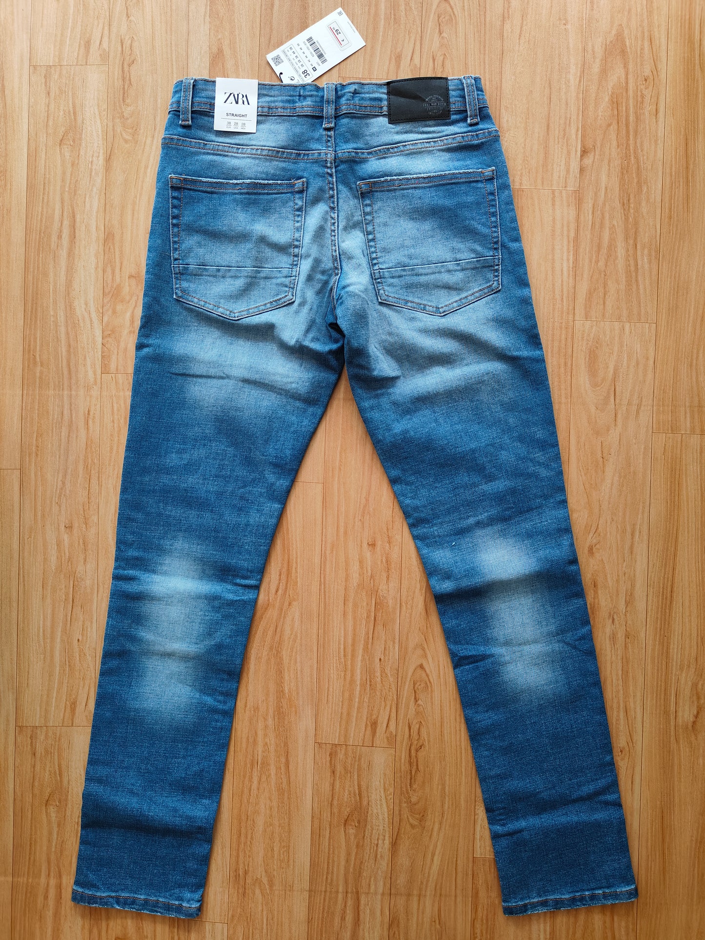 Zara Men's Distressed Jeans(light blue)