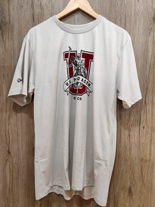 U.S.Polo Assn. Men’s Graphic T-Shirt (Off-White)