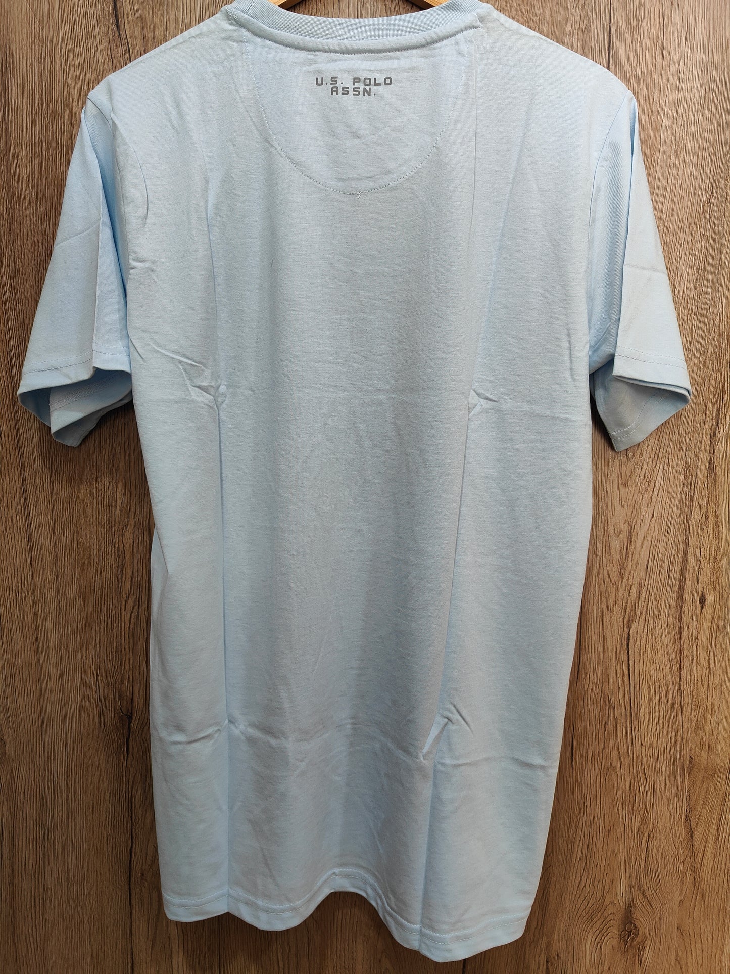 U.S.Polo Assn. Men's Graphic T-shirt (Light Blue)