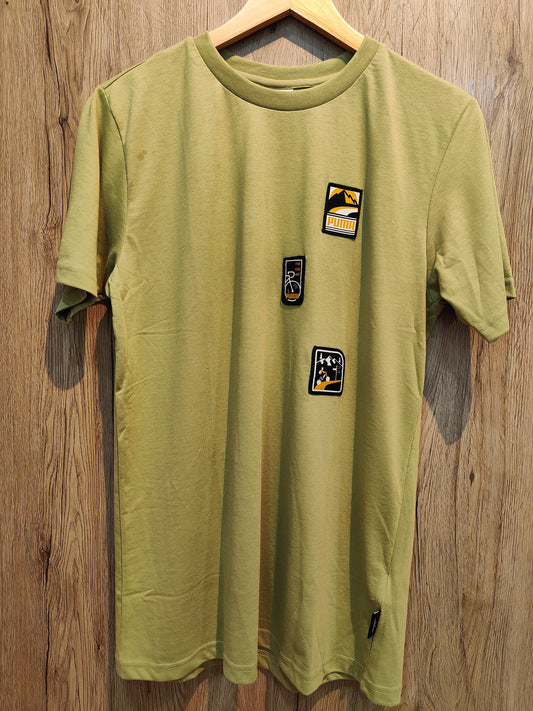 Puma Men's T-shirt (Olive Green)