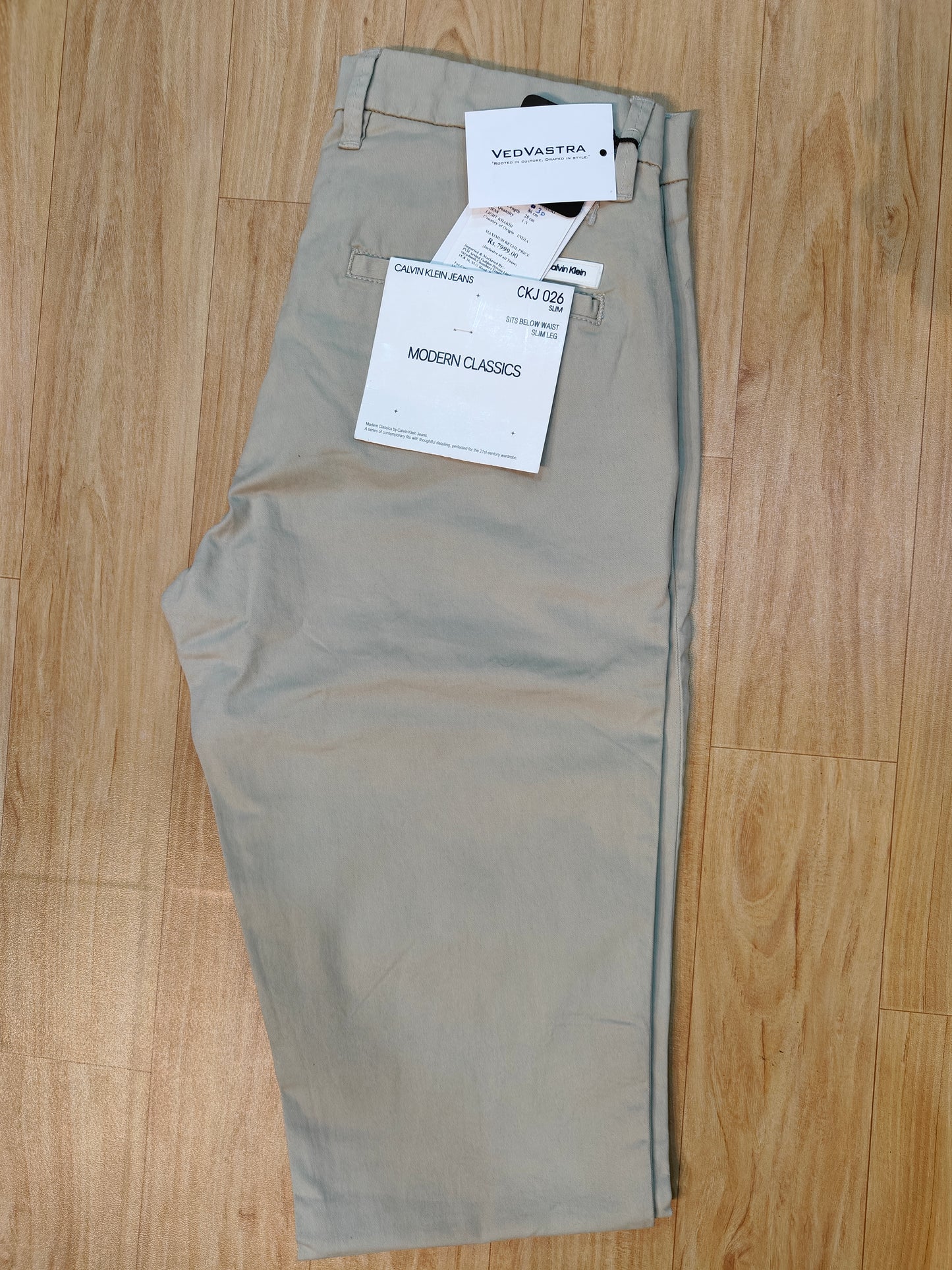 Calvin Klein Men's Modern Classics Slim Fit Trousers