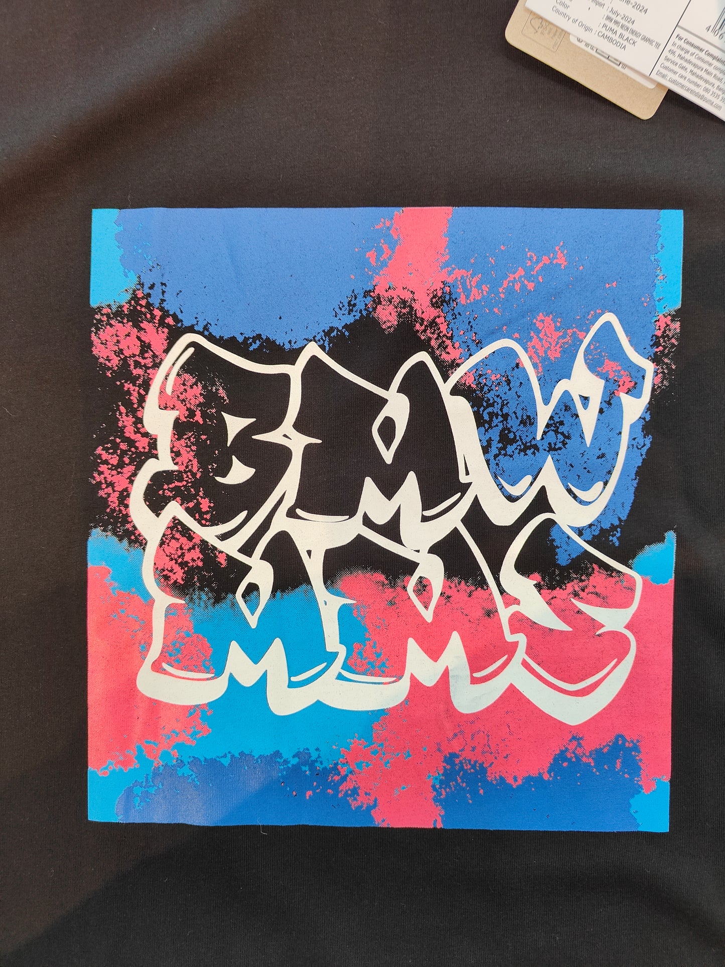 Puma BMW Neon Energy Men's T-shirt (BLACK)