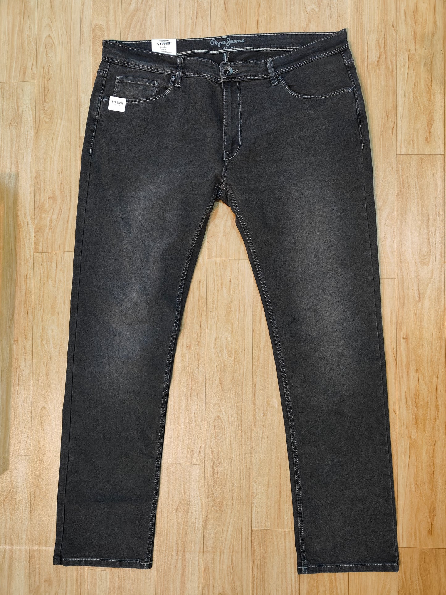 Pepe Jeans London Men's Charcoal Grey Slim Fit Denim