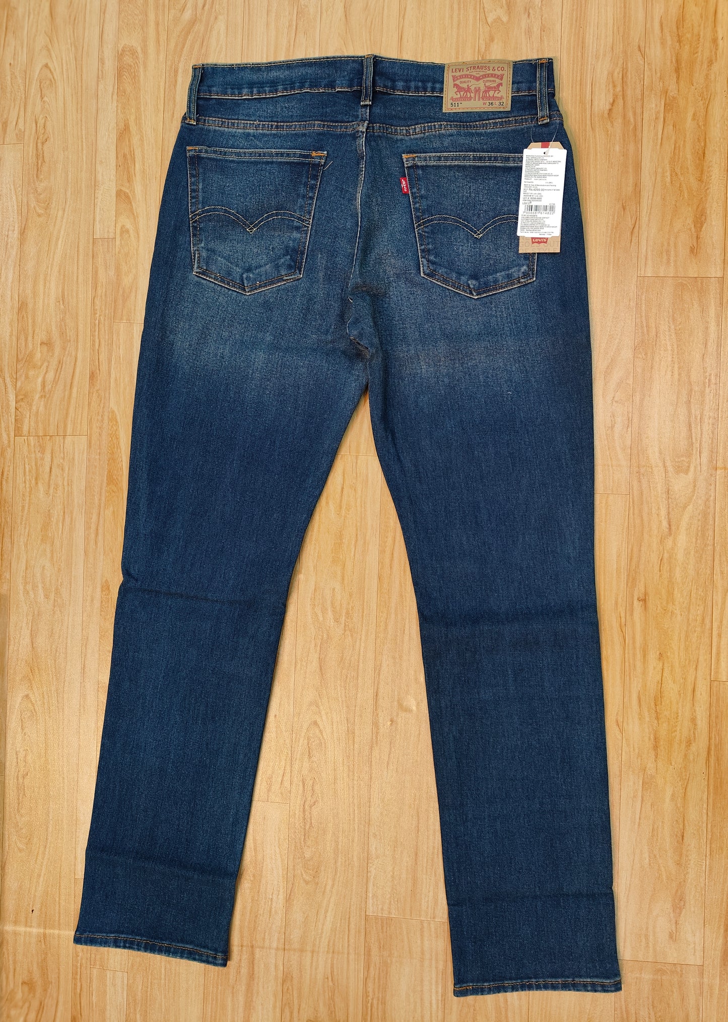Levi's 511 Men's Slim Fit Stretch Jeans (Indigo Blue)
