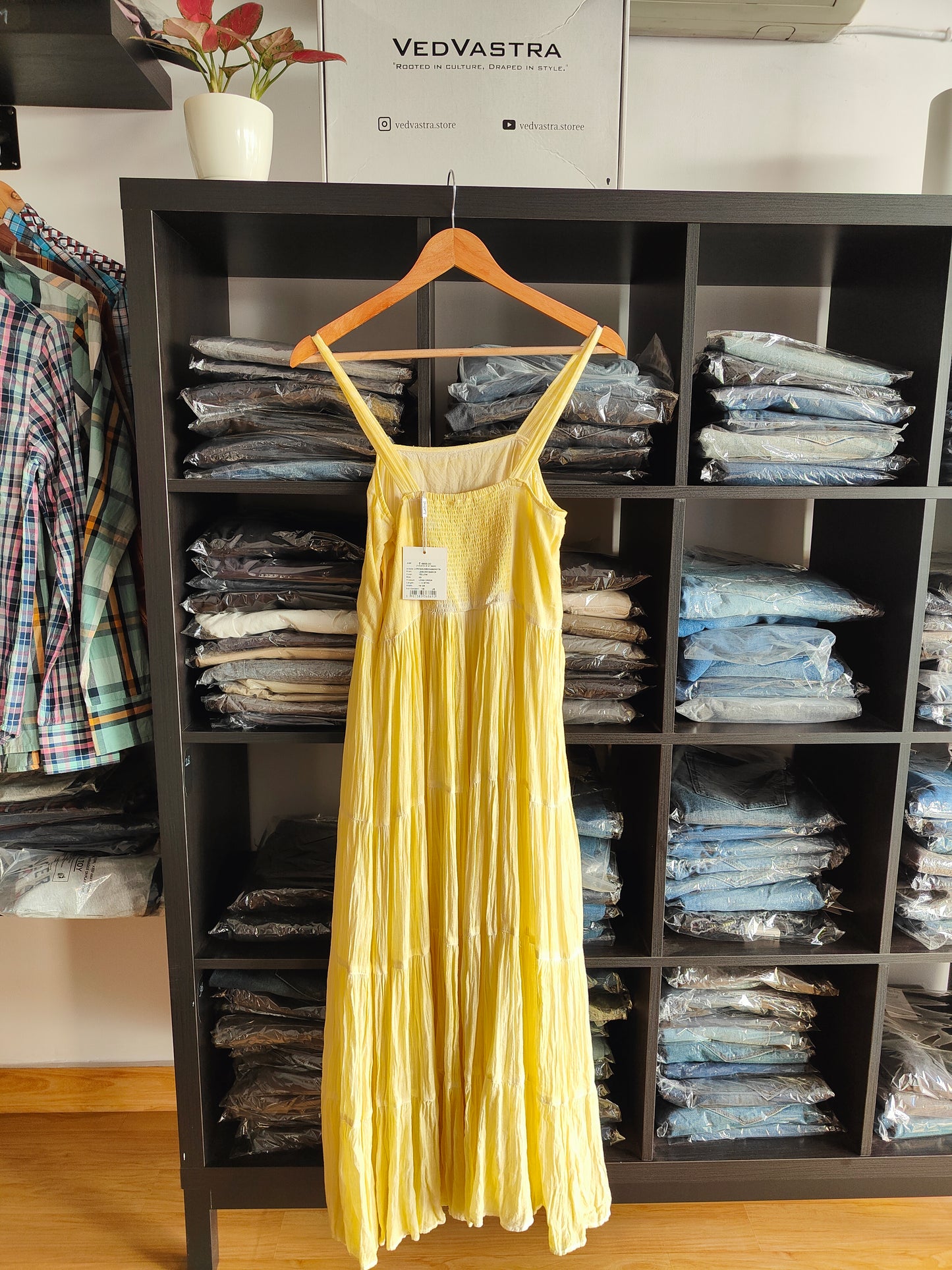 Label by Ritu Kumar Crinkled Cotton Long Dress