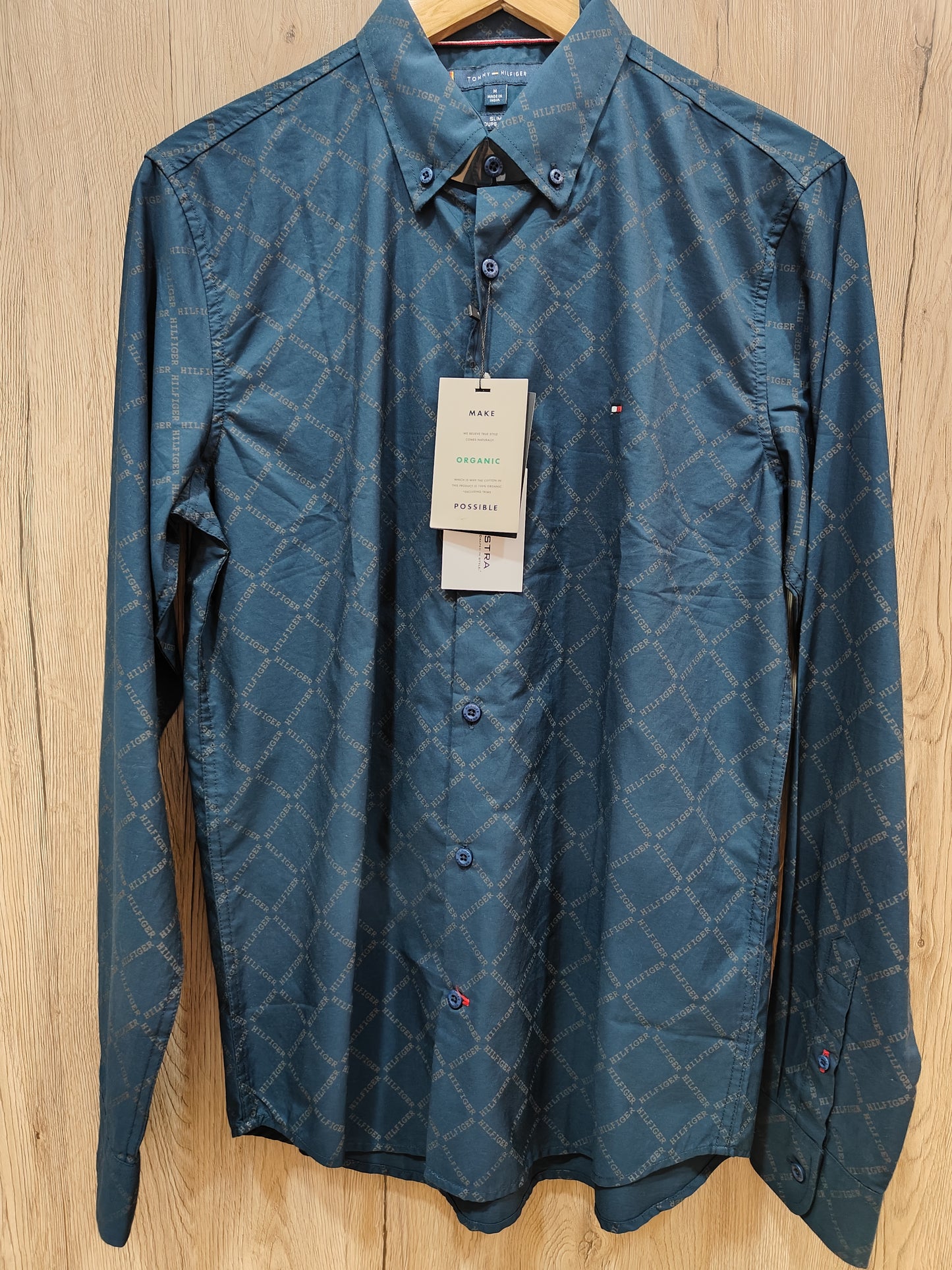 Tommy Hilfiger Men's Printed Shirt (Navy)