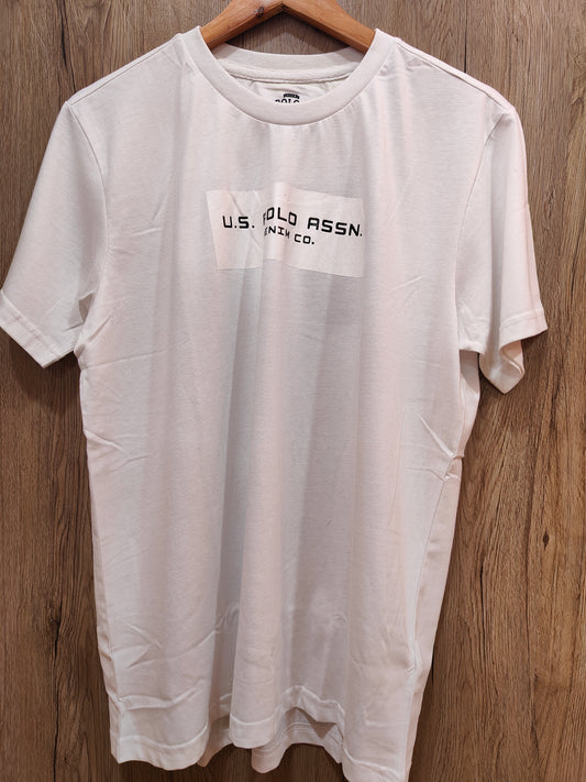 U.S. Polo Assn. Men's T-Shirt (WHITE)