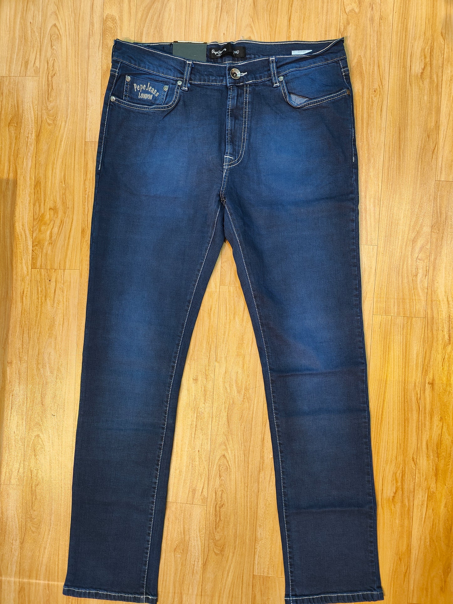 Pepe Jeans London Men's Deep Blue Slim Fit Jeans