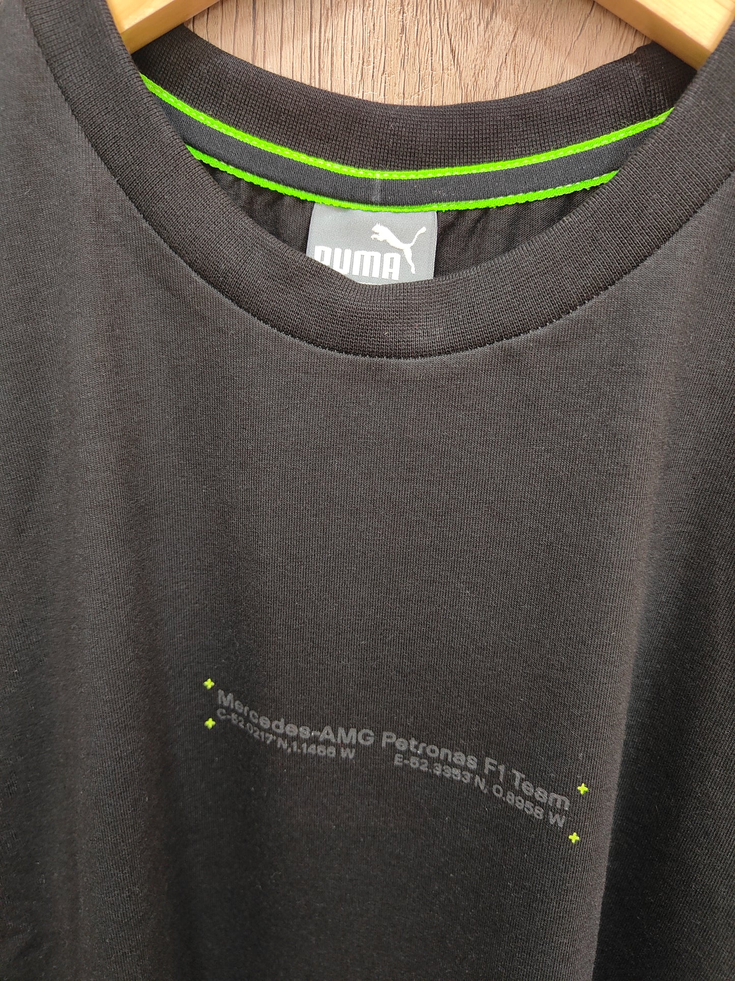 Puma Mercedes F1 Men's T-Shirt (BLACK)